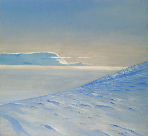 Beardmore Glacier David Rosenthal Paintings of Antarctica